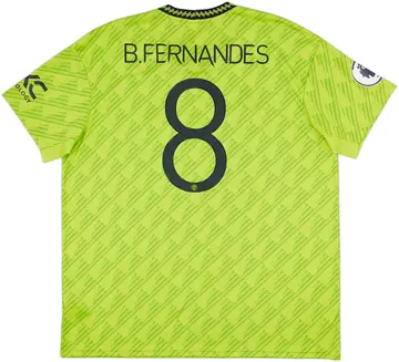 2022-23 Manchester United Third Shirt B.Fernandes #8 - 10/10 - (XXL)