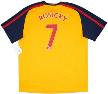2008-09 Arsenal Away Shirt Rosicky #7 (XL)