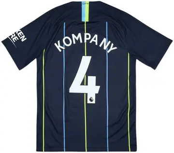 2018-19 Manchester City Away Shirt Kompany #4 - 10/10 - (S)