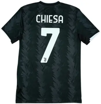 2022-23 Juventus Away Shirt Chiesa #7 - 10/10 - (S)
