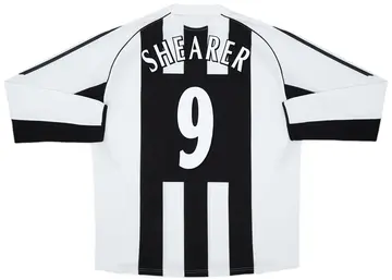 2005-07 Newcastle Home L/S Shirt Shearer #9 - 10/10 - (L)