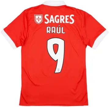 2017-18 Benfica Home Shirt Raul #9 - 10/10 - (S)