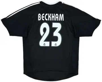 2004-05 Real Madrid Away Shirt Beckham #23 - 10/10 - (S)