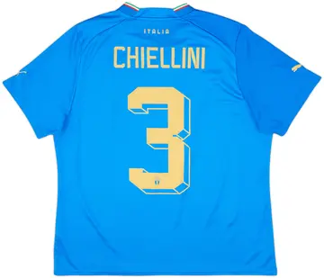 2022-23 Italy Home Shirt Chiellini #3 - 10/10 - (Women's XL)