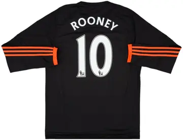 2015-16 Manchester United Third L/S Shirt Rooney #10 - 10/10 - (L)