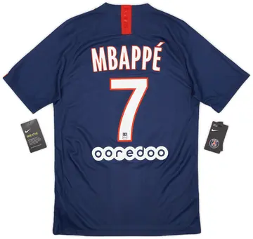 2019-20 Paris Saint-Germain Home Shirt Mbappe #7 (S)