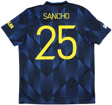 2021-22 Manchester United Third Shirt Sancho #25 - 10/10 - (XL)