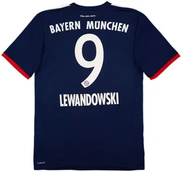 2017-18 Bayern Munich Away Shirt Lewandowski #9 - 10/10 - (S)