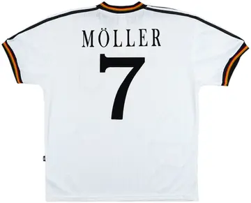 1996-98 Germany Home Shirt Moller #7 - 10/10 - (XL)