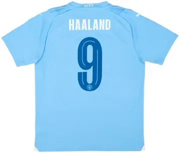 2023-24 Manchester City Home Shirt Haaland #9 (M)
