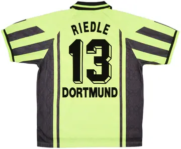 1996-97 Borussia Dortmund Home Shirt Riedle #13 - 10/10 - (L)