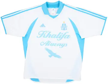 2001-02 Olympique Marseille Home Shirt - 10/10 - (L)