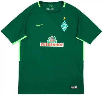 2017-18 Werder Bremen Home Shirt - 10/10 - (XL.Boys)