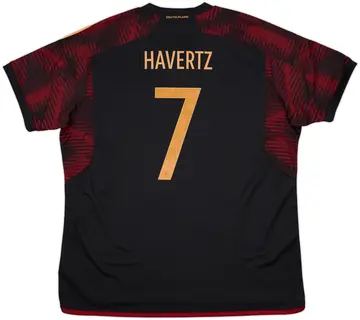 2022-23 Germany Away Shirt Havertz #7 - 10/10 - (XXL)