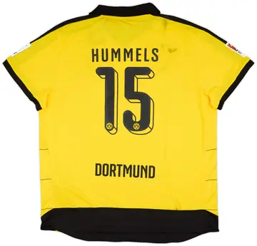 2015-16 Borussia Dortmund Home Shirt Hummels #15 (3XL)