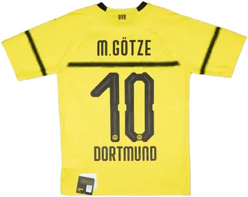 2018-19 Borussia Dortmund European Home Shirt M.Gotze #10 (S)