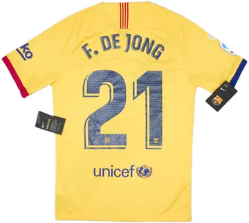 2019-20 Barcelona Away Shirt F.de Jong #21 (S)