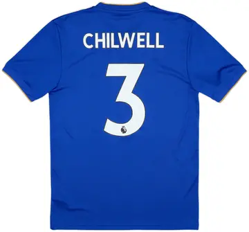 2018-19 Leicester Home Shirt Chilwell #3 (S)