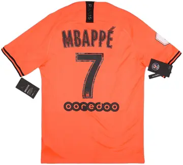 2019-20 Paris Saint-Germain Away Shirt Mbappe #7 (S)