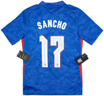 2020-21 England Away Shirt Sancho #17 (S)