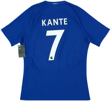 2017-18 Chelsea Player Issue Home Shirt Kante #7 (L)
