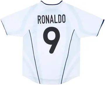 2001-02 Inter Milan Away Shirt Ronaldo #9 - 10/10 - (S)