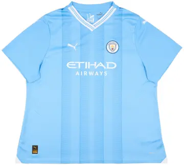 2023-24 Manchester City Home Shirt - 10/10 - (Women's XXL)
