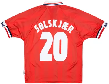1998-00 Norway Home Shirt Solskjaer #20 - 10/10 - (Y)