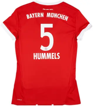 2017-18 Bayern Munich Home Shirt Hummels #5 - 9/10 - (Women's S)