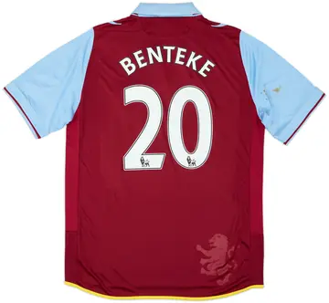 2012-13 Aston Villa Home Shirt Benteke #20 (M)