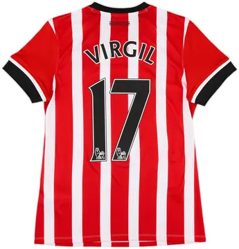 2016-17 Southampton Home Shirt Virgil #17 (Women's S)