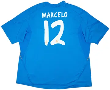 2013-14 Real Madrid Away Shirt Marcelo #12 (3XL)