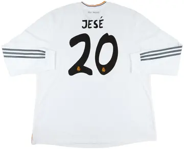 2013-14 Real Madrid Home L/S Shirt Jese #20 (3XL)