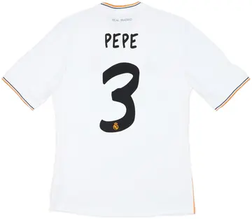 2013-14 Real Madrid Home Shirt Pepe #3 (M)