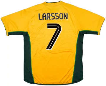 2002-03 Celtic Away Shirt Larsson #7 - 10/10 - (L)