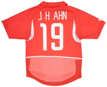 2002-03 South Korea Player Issue Home Shirt J.H.Ahn #19 (M)