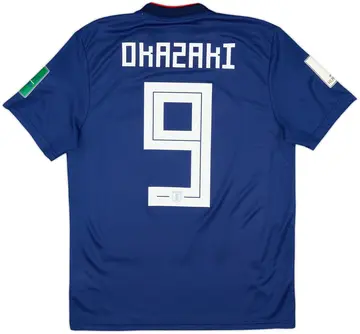 2018-19 Japan Home Shirt Okazaki #9 - 10/10 - (M)