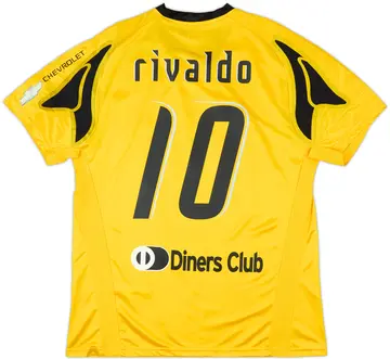 2007-08 AEK Athens Home Shirt Rivaldo #10 (XXL)