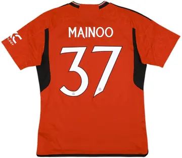 2023-24 Manchester United Home Shirt Mainoo #37 - 10/10 - (L)