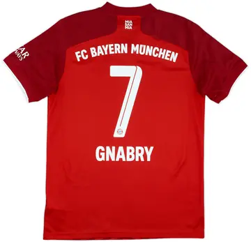 2021-22 Bayern Munich Home Shirt Gnabry #7 - 10/10 - (M)