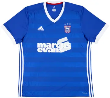 2017-18 Ipswich Home Shirt - 10/10 - (XL)