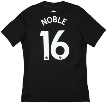 2017-18 West Ham Away Shirt Noble #16 (L)