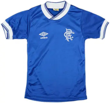 1984-87 Rangers Home Shirt - 10/10 - (S.Boys)