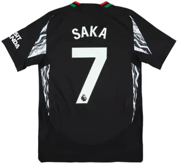 2024-25 Arsenal Authentic Away Shirt Saka #7 (S)