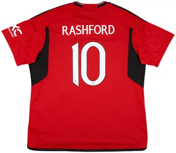 2023-24 Manchester United Home Shirt Rashford #10 - 10/10 - (XXL)