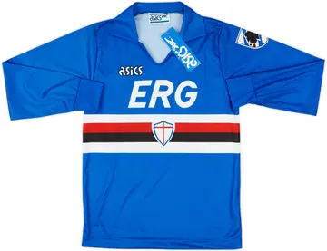 1990-92 Sampdoria Home L/S Shirt (M.Boys)