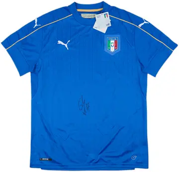 2016-17 Italy Signed Home Shirt (L)