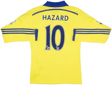 2014-15 Chelsea Away L/S Shirt Hazard #10 (S)