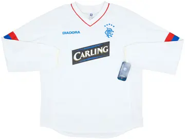 2003-04 Rangers Third L/S Shirt (L)