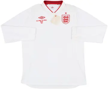 2012-13 England 'World Cup Finals 2014' Home L/S Shirt (XXL)